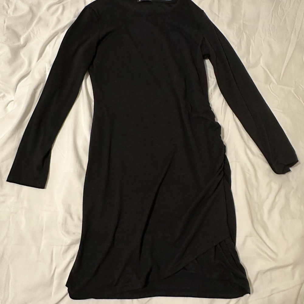 Chic Black Long Sleeve Dress